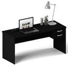 Mesa De Escritório Escrivaninha Com Gaveta 160x60cm Tampo 30m