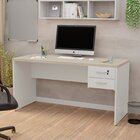 Mesa De Escritório Escrivaninha Com Gaveta 160x60cm Tampo 3cm