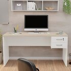 Mesa De Escritório Escrivaninha Com Gaveta 160x60cm Tampo 3cm