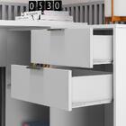 Mesa De Escritório Escrivaninha Com Tampo Giratório Para Comp