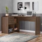 Mesa De Escritório Escrivaninha Tampo Giratório Para Computad