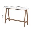 Mesa de Escritório Estudante Home Office MDP Pés Sofisticado