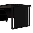 Mesa De Escritório Executiva Com Armário Lateral E Caixa De T