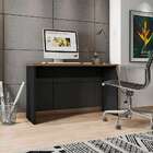 Mesa De Escritório Gávea Preta E Freijó