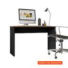 Mesa De Escritório Gávea Preta E Freijó