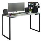 Mesa De Escritório Industrial Cinza 120cm Mood Madesa