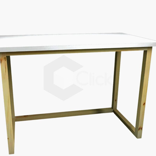 Mesa De Escritório Industrial Com Branca Pinus