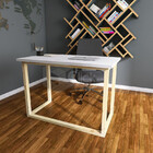 Mesa De Escritório Industrial Com Branca Pinus