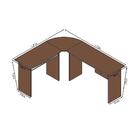 Mesa De Escritório Jacarandá Max