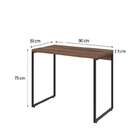 Mesa De Escritório Jerry Nogal 90 Cm