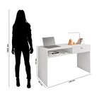 Mesa De Escritório Julie L01 Com Gaveta - Amarena Móveis - Br