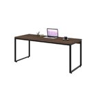 Mesa De Escritório Kuadra 180cm Industrial Nogal Nogal