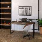 Mesa De Escritório Kuadra 2 Gv Marrom Escuro 150 Cm