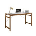 Mesa De Escritório Madeira Maciça Adrian Espresso Móveis Bran