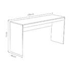 Mesa De Escritório Marselha Preta