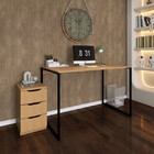 Mesa De Escritorio Mel Office 90cm Estilo Industrial - Estilo