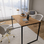 Mesa De Escritorio Mel Office 90cm Estilo Industrial - Estilo