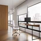 Mesa De Escritório Mindy Nogal 150 Cm