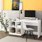 Mesa De Escritório Multifuncional Montpellier Branca