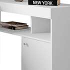 Mesa De Escritório Nilo 1 Pt 1 Gv Branca