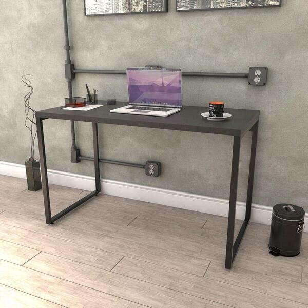 Mesa De Escritório Office 120cm Preto Onix