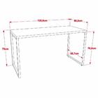 Mesa De Escritório Office 135cm Carvalho