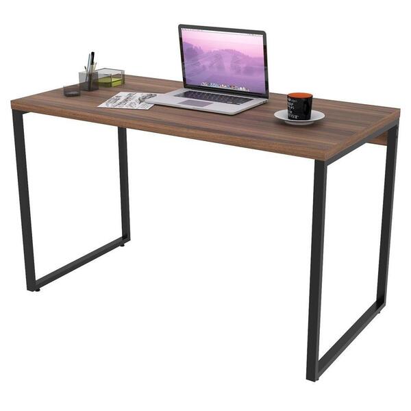 Mesa De Escritório Office 135cm Estilo Industrial Nogal