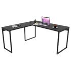 Mesa De Escritório Office Em L 150x150cm Preto Onix