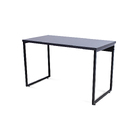 Mesa De Escritório Office Industrial 120 Cm Preto Com Pés Pre