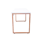 Mesa De Escritório Office Industrial 150 X 60 Cm Branco Com P