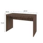 Mesa De Escritório Office Nogal 120 Cm