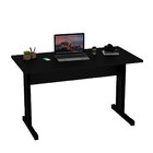 Mesa De Escritório Pé Metálico 1.20x60 Netmobil - Preto