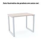 Mesa De Escritório Pé Tubular Pe25 Em Mdp 90 X 45 Cm Cor Nogu
