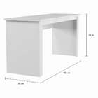 Mesa De Escritório Perez Branca