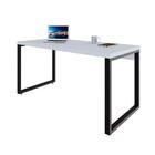 Mesa De Escritório Retangular Miguel Branca E Preta 150 Cm