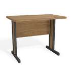 Mesa De Escritório Secretária Versátil Marrom 100 Cm