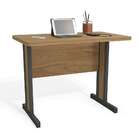 Mesa De Escritório Secretária Versátil Marrom 100 Cm