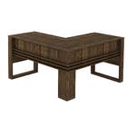 Mesa de Escritório sem Gavetas L Nogal Tecno Mobili