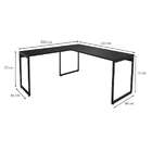 Mesa De Escritório Seriema Preta