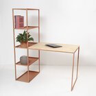 Mesa De Escritório Sicília 120cm Industrial Terracota Terraco