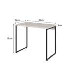 Mesa De Escritório Studio Bege 90 Cm