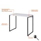 Mesa De Escritório Studio Branca 90 Cm