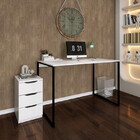 Mesa De Escritorio Studio Branco - Estilo E Funcionalidade Pa