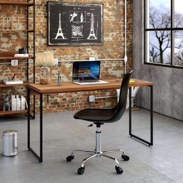 Mesa De Escritório Studio Nogal 135 Cm