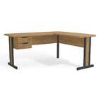 Mesa De Escritório Versátil Marrom