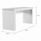 Mesa De Escritório Walker Branca