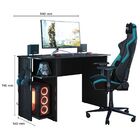 Mesa De Escritório York Q01 - Amarena Móveis - Preto