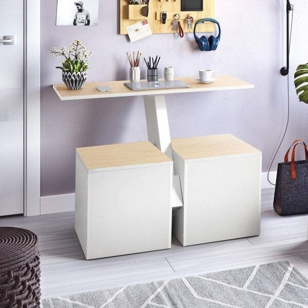 Mesa De Estudos Com 2 Bancos Tamanduá Cabecasa Madeiraorigina