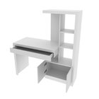Mesa De Estudos Infantil 122,5x138x46,5cm Lucca Branco
