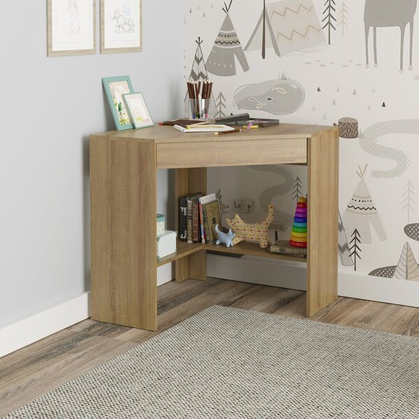 Mesa De Estudos Infantil 76,5x76, Atlantis 76,5cm Amendoa Ame